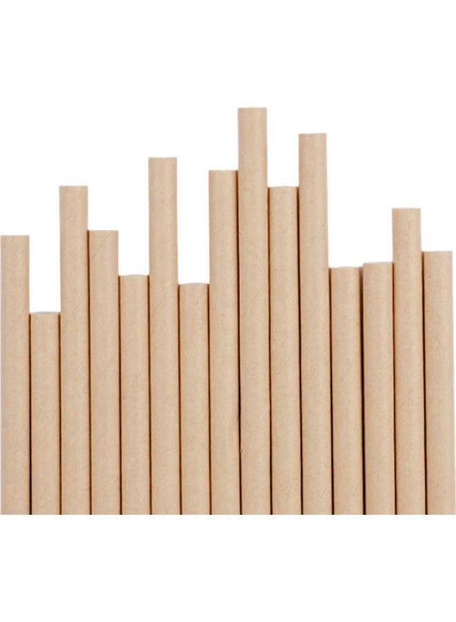 Yekee Paper Straws, Disposable, Individually Wrapped, Kraft Paper Straws, 100 Count, Jd-7189 - Image 3