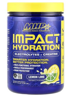 MHP Impact Hydration Electrolytes + Creatine Lemon Lime 0.98 lbs (15.6 oz) 