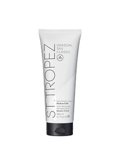 ST.TROPEZ St.Tropez Gradual Tan Firming Lotion, Medium/Dark Shade, Sun Kissed Glow Self Tan Moisturizer, 5 Skincare Benefits, Vegan, Natural & Cruelty Free, 6.7 Fl Oz 