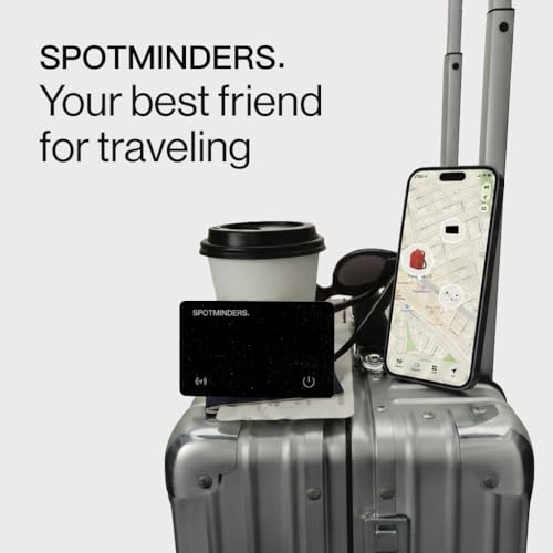 Spotminders. SPOTMINDERS Apple MFI Certified Wallet Tracking Card Black 4-Pack - Works with Apple Find My Rechargeable Tracker IP68 Waterproof 0.07in Slim iPhone Item Finder for Luggage Passport Dad Gifts for Him - Image 2