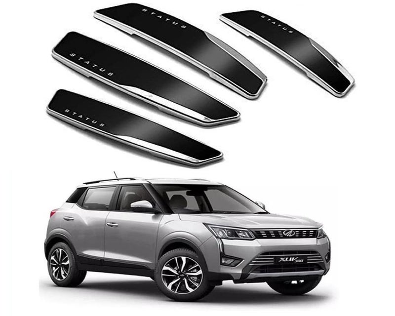 Auto E-Shopping Status Car Door Guard Edge Protector Black Color for XUV 300 Set of 4 Pieces - Image 1