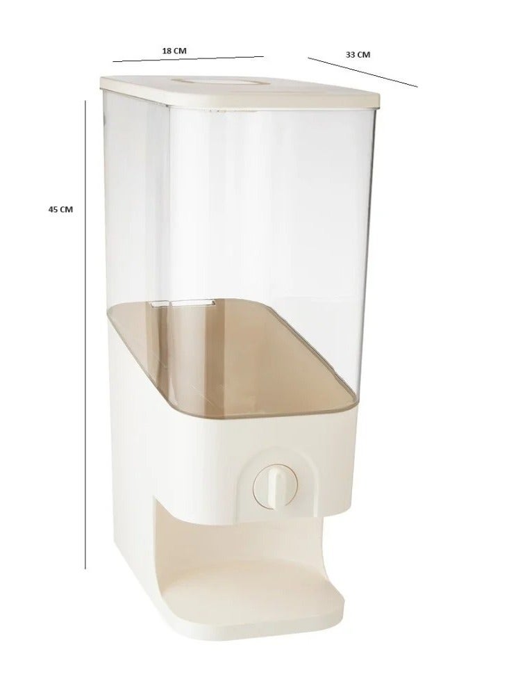 هيك حافظة تخزين وتوزيع للأرز والبقوليات 10 كغ - Image 2