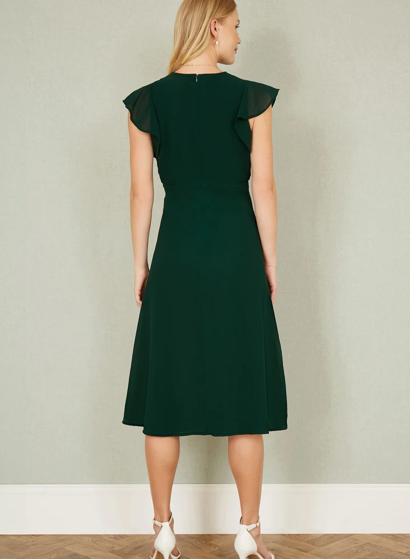 Yumi Floral Embroidered Dress