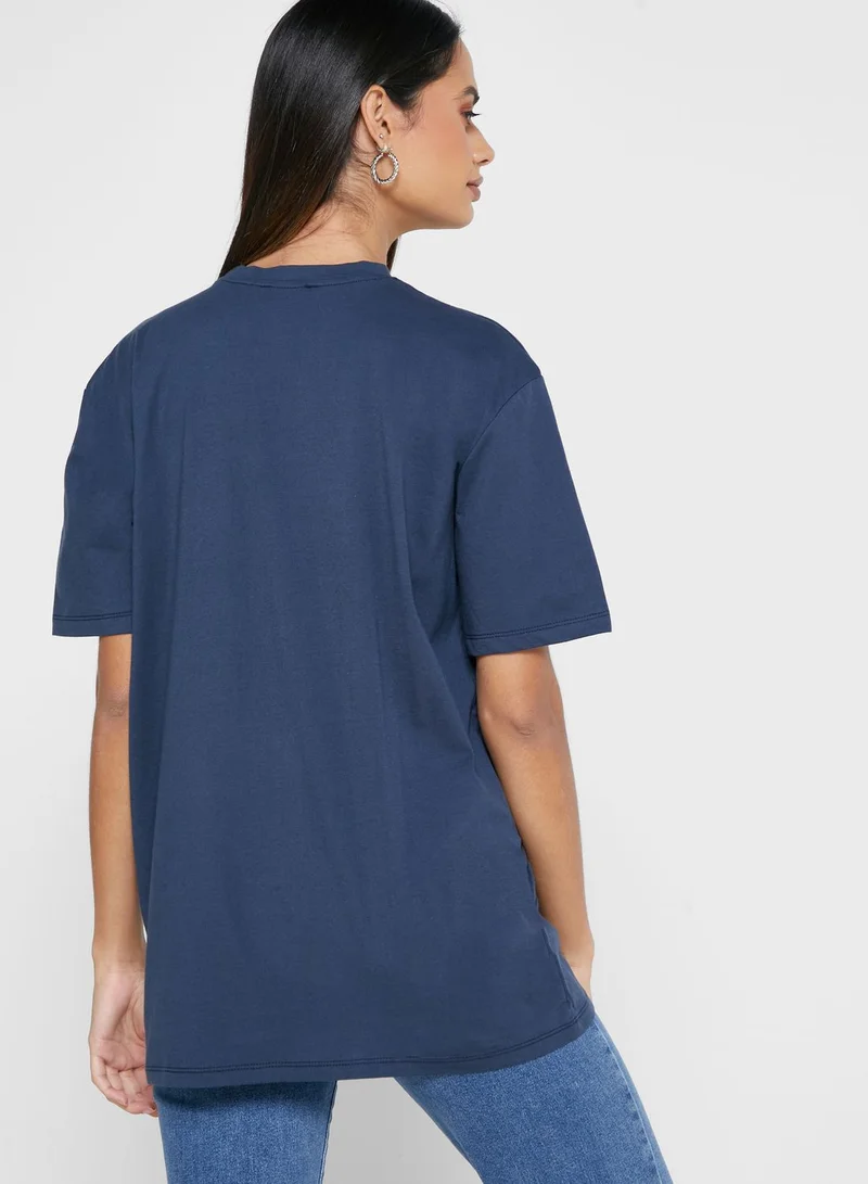 Ginger Oversized Slogan T-Shirt