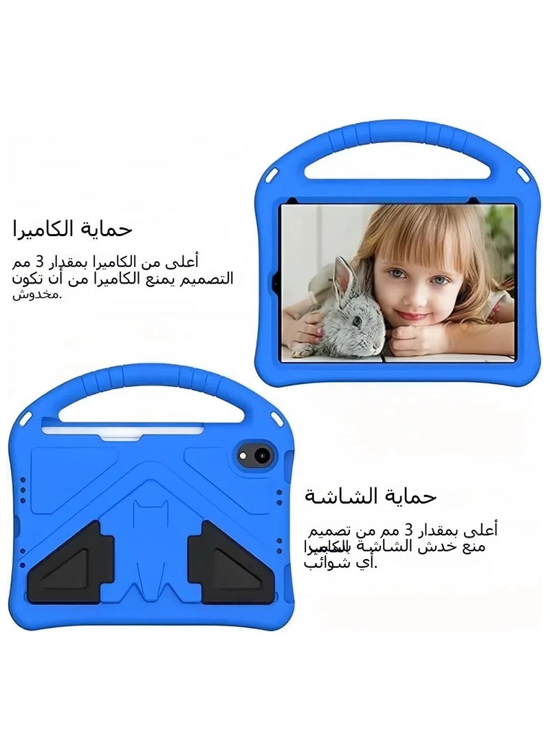 general Kids Cover Case for iPad 10th Generation 10.9" 2022, iPad 10.9 inch Case for Kids, EVA Shockproof Pencil Holder Foldable Stand Handle Kid-Proof Child Case Cover for iPad 10th Gen - Image 4
