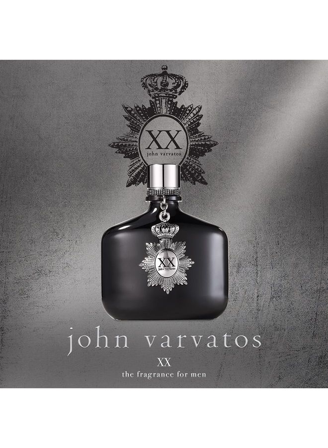 John Varvatos عطر للرجال، XX ماء تواليت EDT بخاخ، رائحة خشبية شرقية مع نغمات من الهيل، زهرة البرتقال وخشب الصندل، 2.5 أونصة سائلة - Image 1