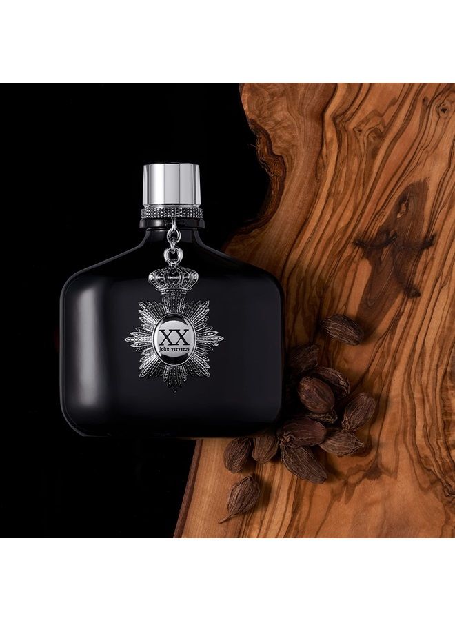 John Varvatos عطر للرجال، XX ماء تواليت EDT بخاخ، رائحة خشبية شرقية مع نغمات من الهيل، زهرة البرتقال وخشب الصندل، 2.5 أونصة سائلة - Image 3