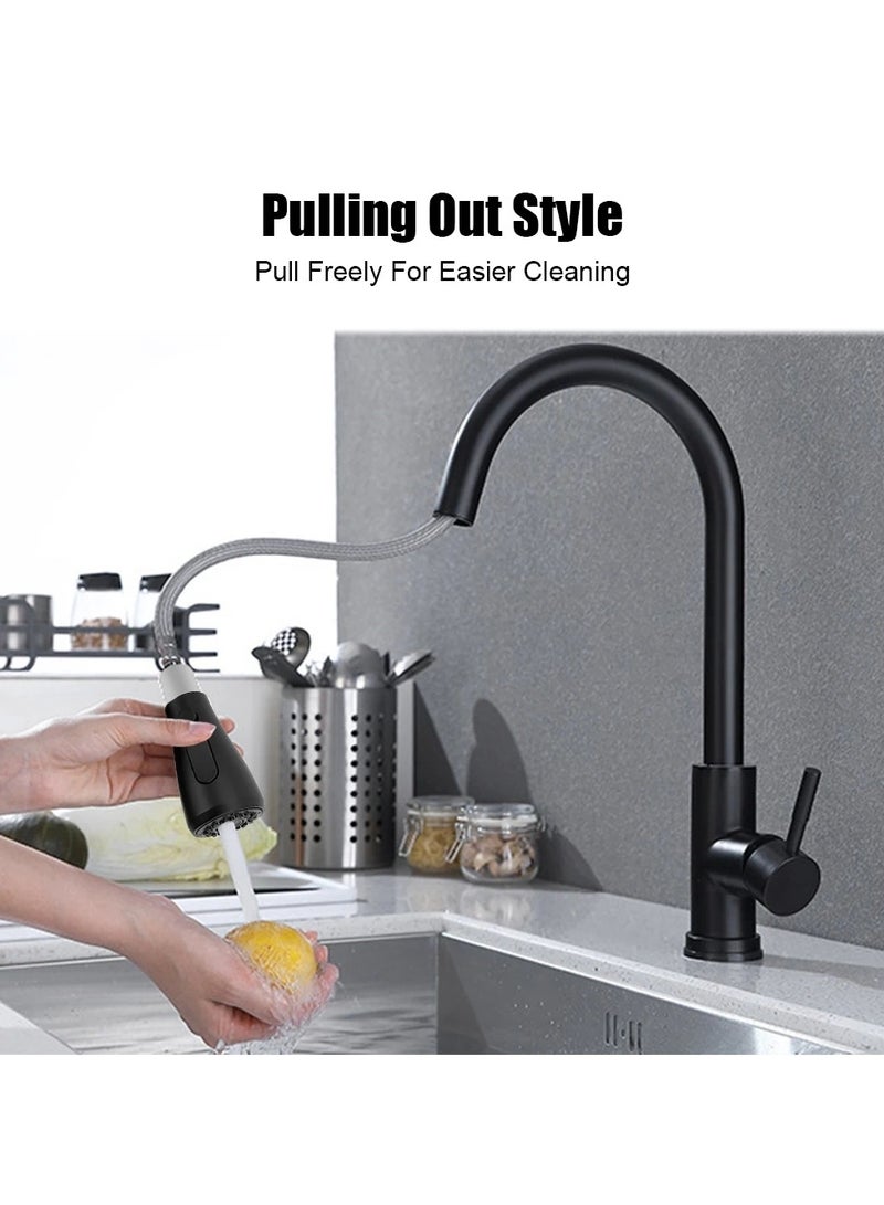 AROAQ 360 Degree Rotation Kitchen Sink Hot Cold Taps Kitchen Faucet Mixer Tap Stainless Steel Smart Touch Sensor Faucets - Image 4