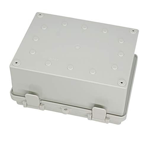 Zulkit Junction Box ABS Plastic Dustproof Waterproof IP65 Electrical Boxes Hinged Shell Outdoor Universal Project Enclosure 8.7 x 6.7 x 4.3 inch (220x170x110 mm) - Image 3