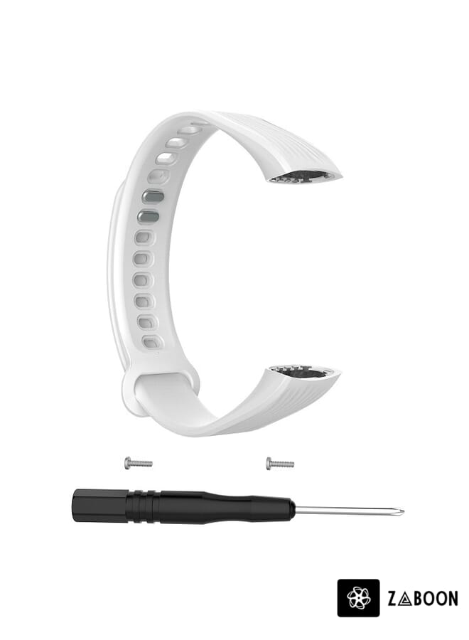 Zaboon Silicone   for Huawei Honor Band 3(White) - Image 2