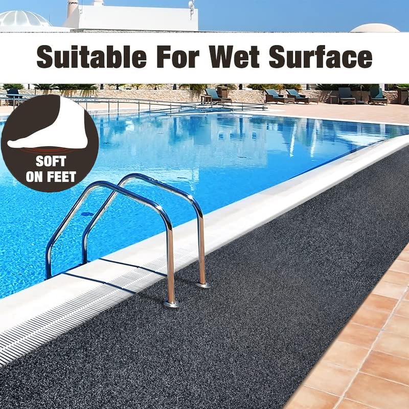 NESTPRIME Rubber Anti Slip Bathmat for BathroomKitchen Waterproof Anti Skid Mats for Home EntranceLiving Room RugsFloor Mats for Home Office Multipurpose Use 2x4 Feet Black - Image 5