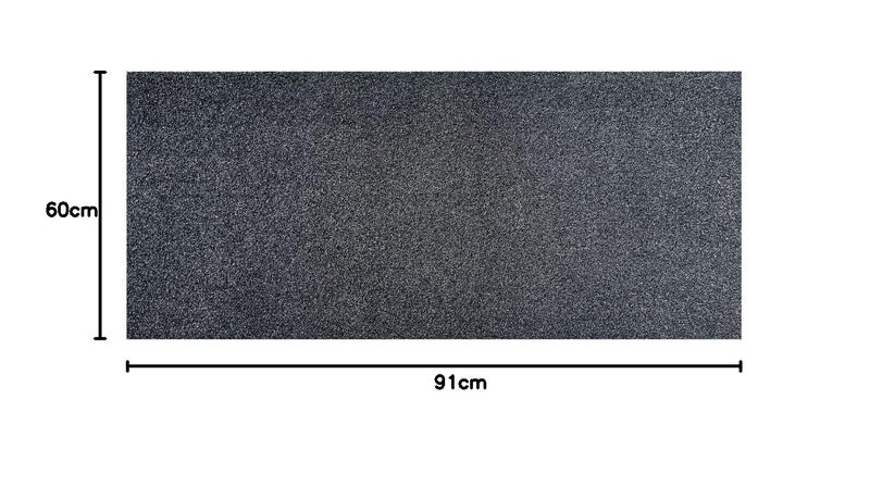 NESTPRIME Rubber Anti Slip Bathmat for BathroomKitchen Waterproof Anti Skid Mats for Home EntranceLiving Room RugsFloor Mats for Home Office Multipurpose Use 2x4 Feet Black - Image 2