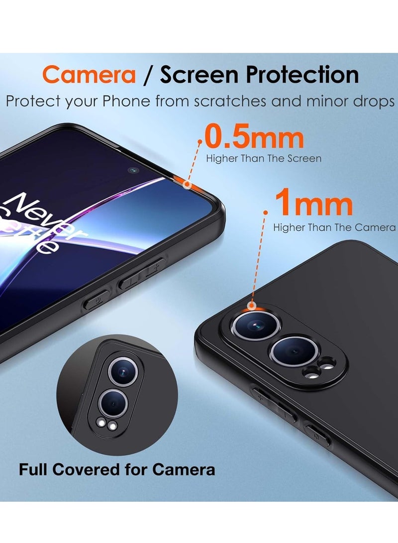OnePlus Nord CE4 Lite Case Cover Soft Silicone Shockproof  Anti-Fingerprints Anti-Scratch Case with Full Body Protection Cover for OnePlus Nord CE 4 Lite 2024 - Image 3