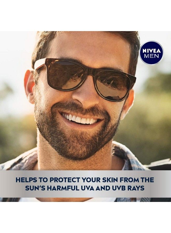 NIVEA MEN لوشن وجه أقصى ترطيب مع واقي شمس طيف واسع SPF 15 للرجال 4 عبوات من 2.5 أونصة سائلة - Image 5