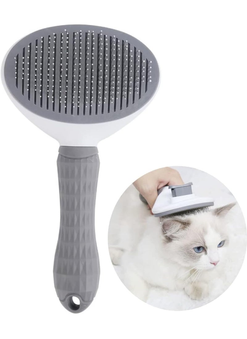 Rock Pow Pet Cat Brush for Shedding and Grooming, Dog Hair Removal Brush, Pet Groomer Shedding Grooming Tools Combs Rakes, Cats Brush for Short or Long Haired Removes Loose Hair & Tangles  - Image 1
