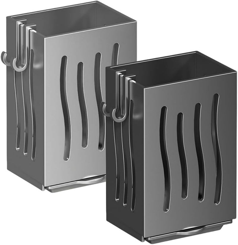 Black Kitchen Utensil Holder Organizes Various Tools For A Neat Countertop - Image 3