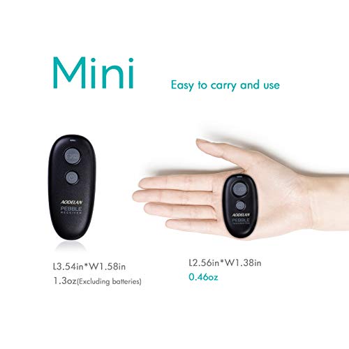 AODELAN Camera Remote Wireless Shutter Release Compatible for Canon EOS R, RP, 200D(SL2), 250D(SL3), T7, T6, 6D Mark II, 7D Series, M6; Olympus OM-D E-M1 MRK II, OM-D E-M5 II - Image 5