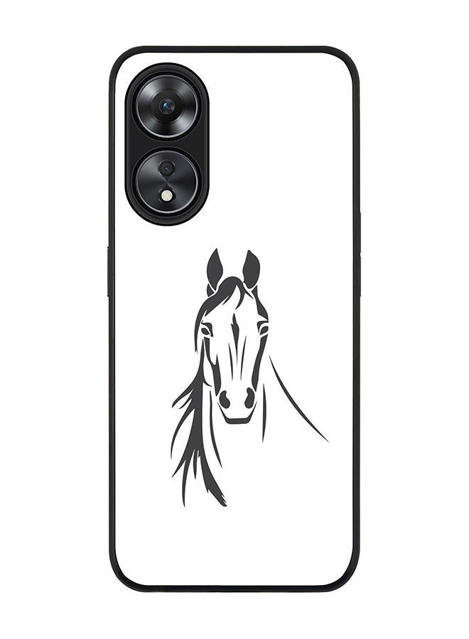 Rugged Black edge case for Oppo A78 5G / Oppo A58 5G Slim fit Soft Case Flexible Rubber Edges Anti Drop TPU Gel Thin Cover -  Arabian Stallion