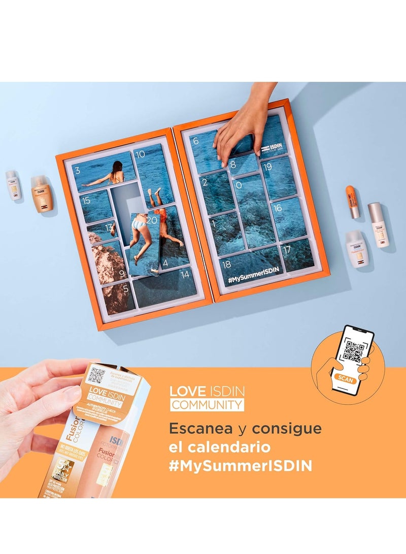 إيسدن كريم الوقاية من أشعة الشمس للوجه ملون للاستخدام اليومي بعامل حماية من أشعة الشمس 50 برونزي من فيوجن 50 مل ملمس خفيف للغاية - Image 3