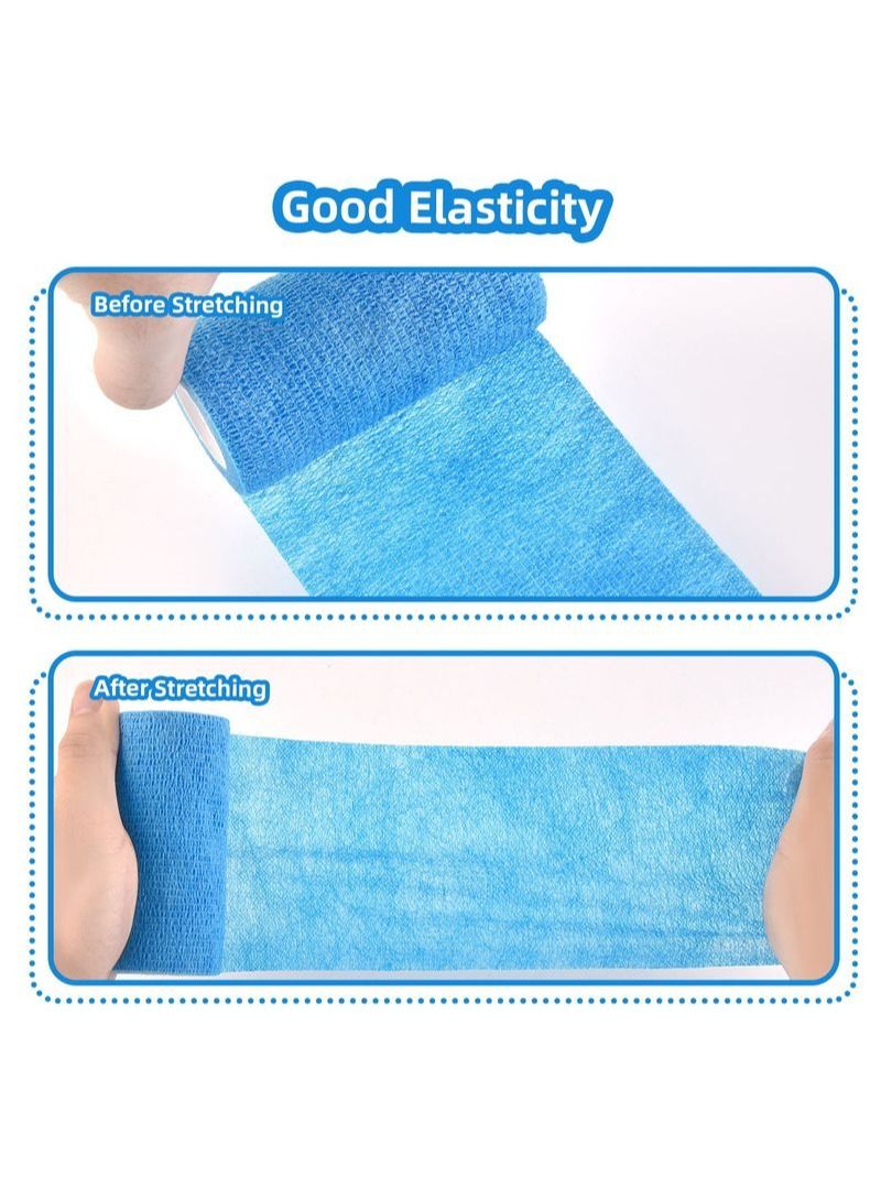 NIBEMINENT 12Pcs Color Sports Protective Elastic Bandage 10*450cm - Image 4