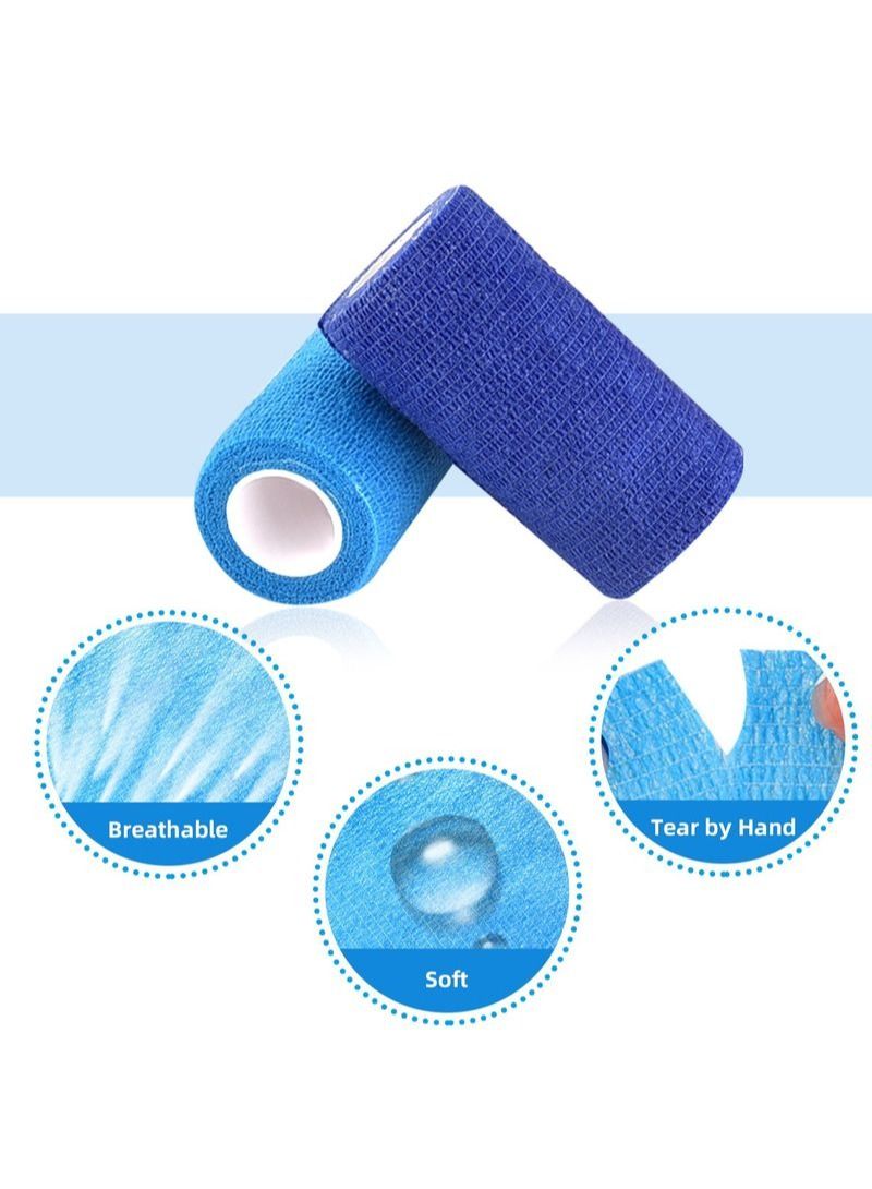 NIBEMINENT 12Pcs Color Sports Protective Elastic Bandage 10*450cm - Image 3