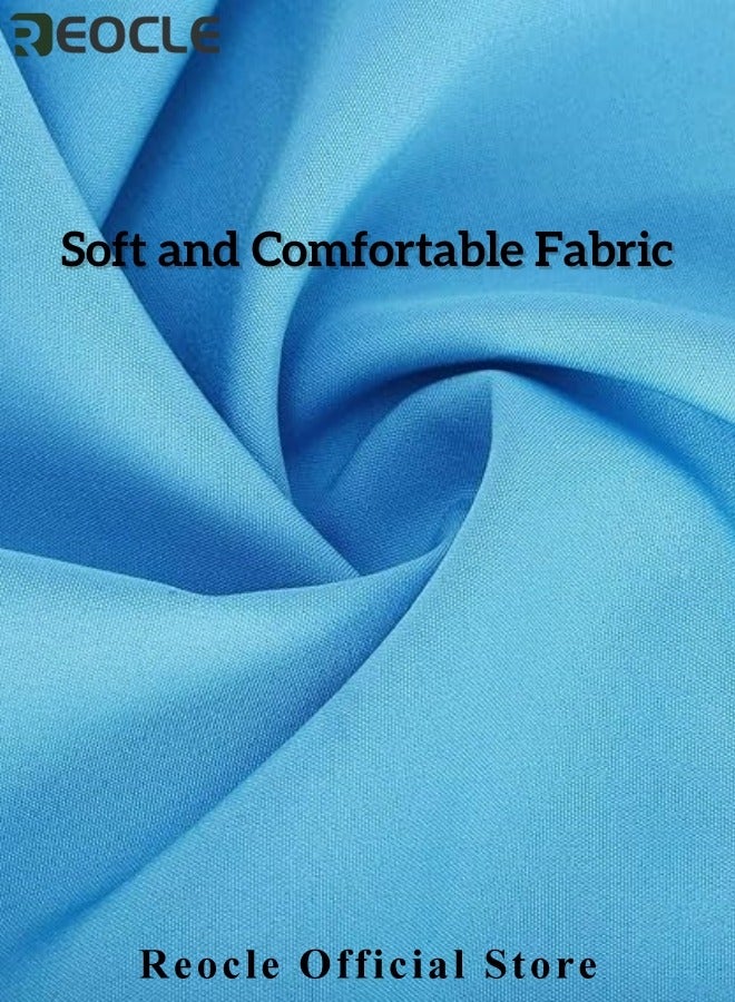 REOCLE Women's Outfits Two Piece Plus Size Matching Sets Halter Neck Ruched Overalls with Open Front Long Cardigan - Image 4