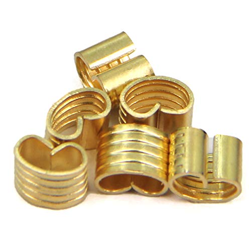 Zeberoxyz 10pcs Copper Buckle,Wire Cable Connector, Wire Cable Terminal Lightweight Compact Terminal Accessory for 3D Printer Parts (Copper Buckle) - Image 2