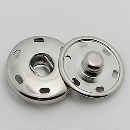 Samaan Dekho Tich ButtonSnap ButtonSnap Fasteners for Dress MakingCraftSewing PurposeStainless Steel 2 Card Each Card 20 Pcs - Image 5