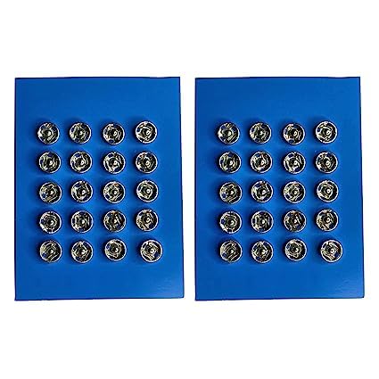 Samaan Dekho Tich ButtonSnap ButtonSnap Fasteners for Dress MakingCraftSewing PurposeStainless Steel 2 Card Each Card 20 Pcs - Image 1