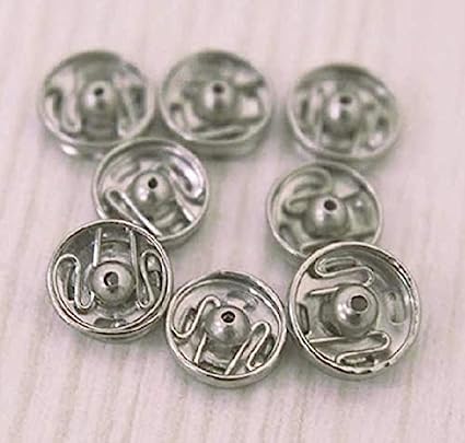 Samaan Dekho Tich ButtonSnap ButtonSnap Fasteners for Dress MakingCraftSewing PurposeStainless Steel 2 Card Each Card 20 Pcs - Image 4