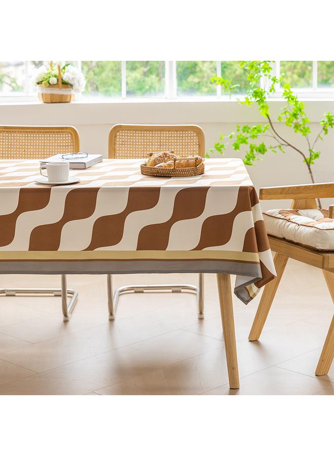 Bluejw Ins Style Rectangular Tablecloth Light Luxury High-end Flannel Coffee Table Waterproof And Oil-proof Restaurant Hotel Tablecloth Cover Cloth - Image 2