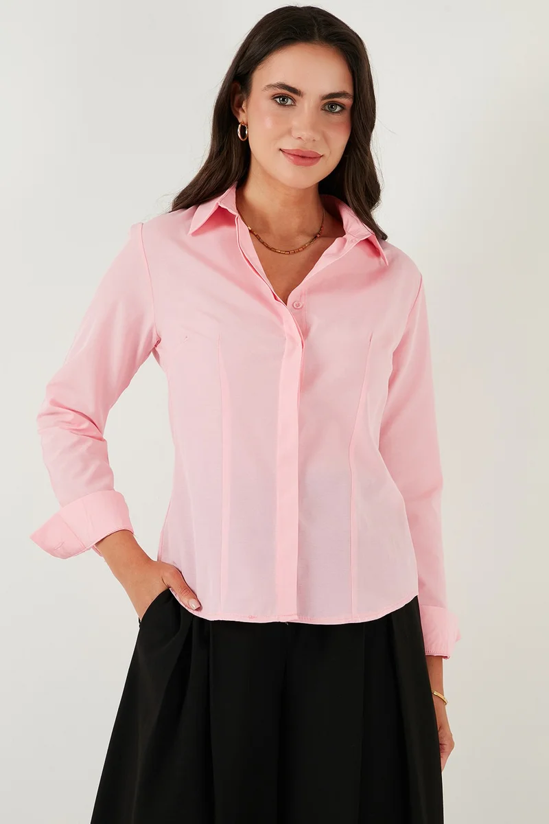 Lela Cotton Slim Fit Classic Collar Shirt Women's Shirt 6777423
