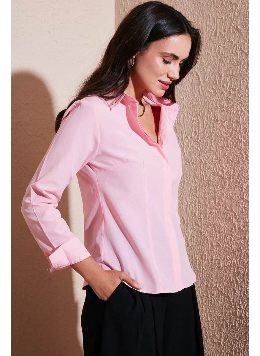Lela Cotton Slim Fit Classic Collar Shirt Women's Shirt 6777423