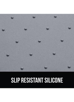 Gorilla Grip Gorilla Grip 100% Waterproof Raised Edge BPA Free Silicone Pet Feeding Mat, Dog Cat Food Mats Contain Spills Protects Floors, Placemats for Cats and Dogs Water Bowl, Pets Accessories 18.5x11.5 Gray  - Image 4