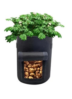 Generic Potato Grow Bags with Flap 10 Gallon, 3 Pack Planter Pot with Handles and Harvest Window for Potato Tomato and Vegetables  - Image 5