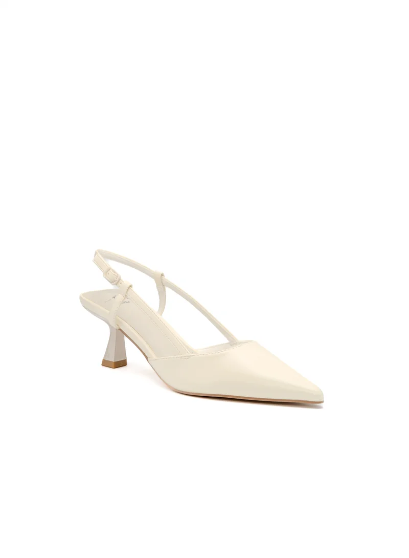 Bata  Pointed Slingback Low Heel Shoes for Women | Best Price UAE