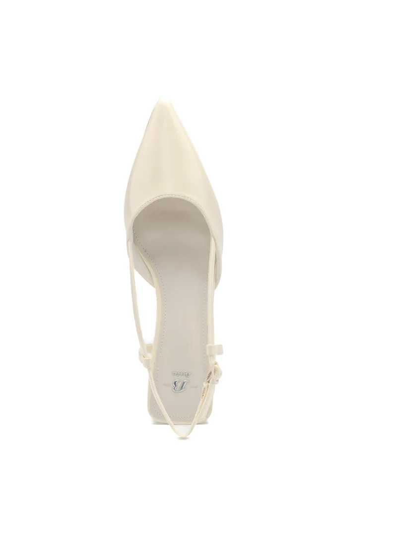 Bata  Pointed Slingback Low Heel Shoes for Women | Best Price UAE