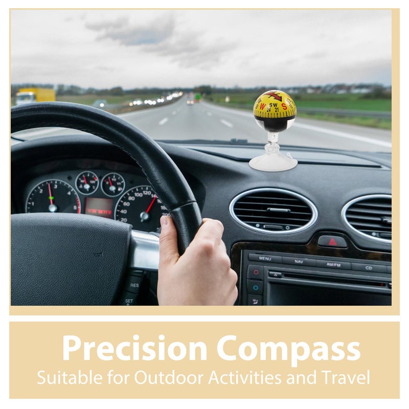 38mm Portable Car Compress Suction Cup Dashboard Mount for Automotive Marine Navigation Outdoor Hiking Truck - Image 4