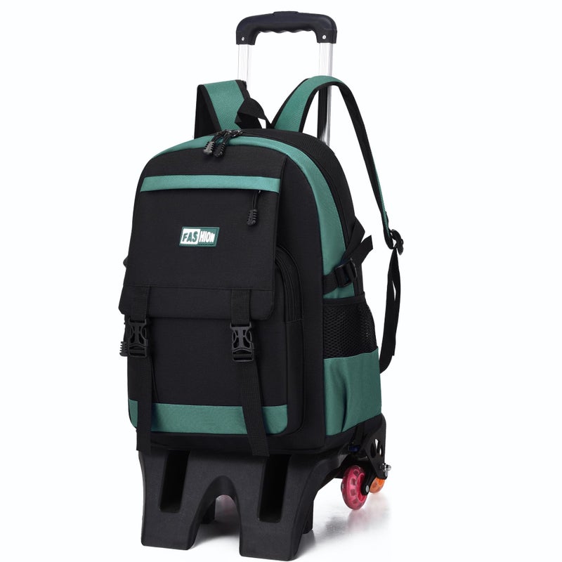 New Primary School Student Trolley Schoolbag Men'S And Children'S Backpack Dual-Purpose Schoolbag Grade 4, 5 And 6 Large Capacity - Image 4