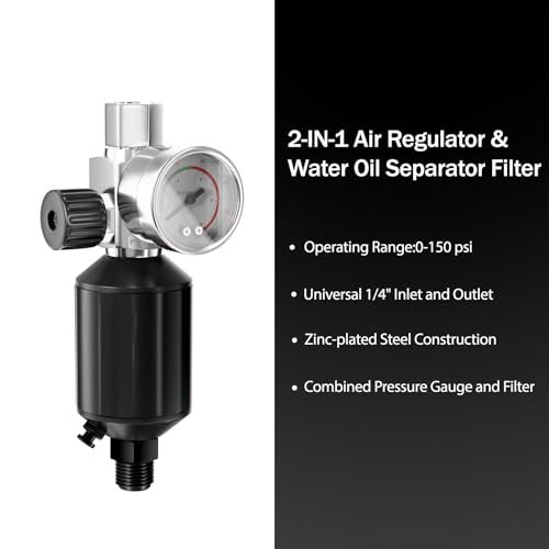 GATTLELIC HVLP Air Spray Gun with 1.4/1.7/2mm Nozzles & Air Compressor Regulator, Air Spray Paint Gun w/10pcs 600cc Mixing Cup and Lids, Automotive Paint Sprayer for Car, House Painting, Furniture - Image 5