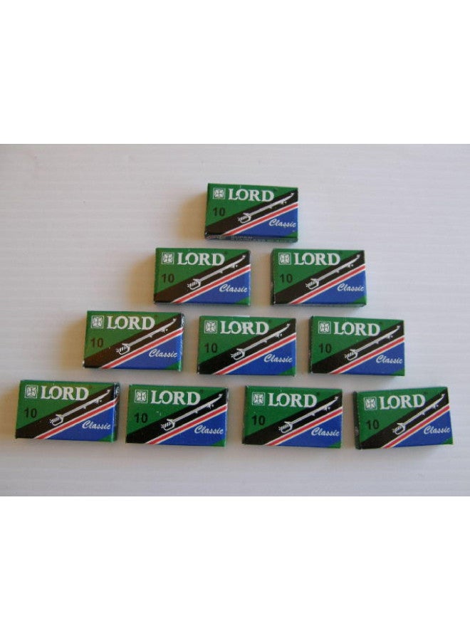 Lord 100 LORD Super Stainless CLASSIC Double Edge Safety Razor Blades - Image 2