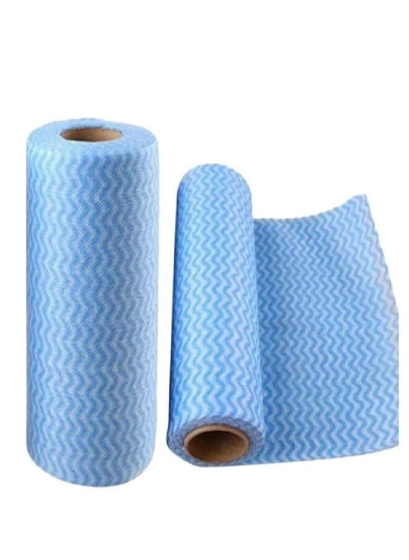 Generic - Multi-Purpose Cleaning Wipes Rolls - Reusable Kitchen Towels (Multi-Colored) - Image 1