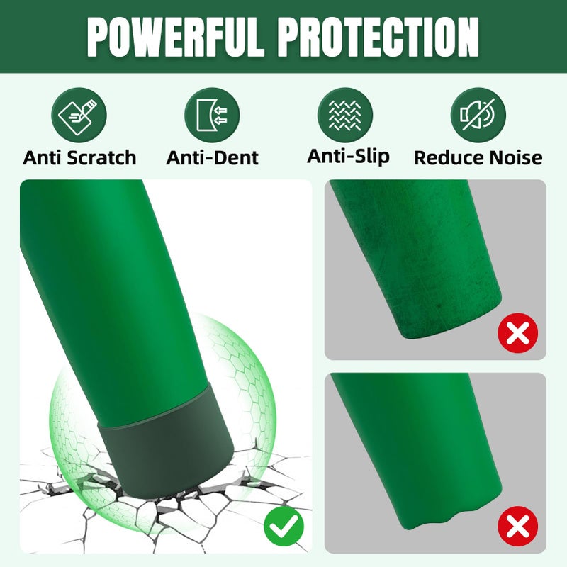 BKBY 2PCS Silicone Boot Compatible with Owala 30oz & 40oz FreeSip Sway Bottles & Tumblers, Protective Anti-Slip Bottom Cover Sleeve for Freesip Sway Tumbler (Putting Green) - Image 3