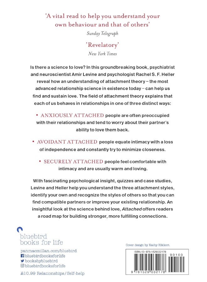 Attached: Are you Anxious, Avoidant or Secure? How the science of adult attachment can help you find – and keep – love | Authored by Amir Levine, Rachel Heller | Paperback | Published by Bluebird | Popular Psychology & Relationship Guide - Image 2