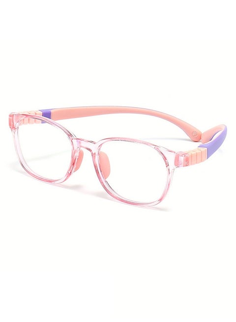 نظارات حجب الضوء الأزرق المضادة للوهج الاطفال مضادة للوهج إجهاد العين الأشعة فوق البنفسجية التلفزيون الهاتف الأطفال سيليكون نظارات السلامة للأولاد والبنات من سن 3 إلى 12 عاما