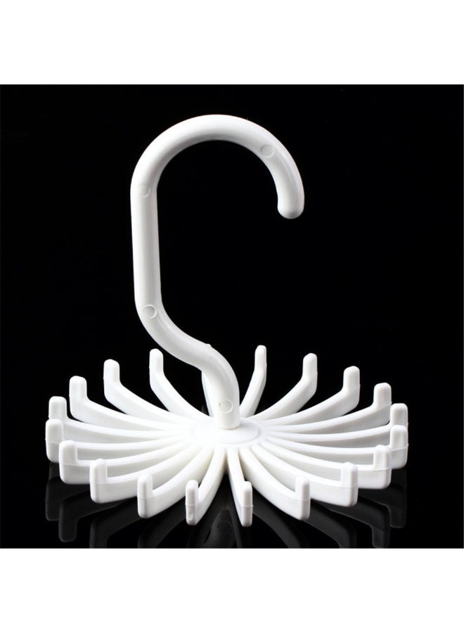 5Pcs 360 Degree Twirl Ties Rack Organizer Belt Hanger Hook Closet Organizer - Image 3