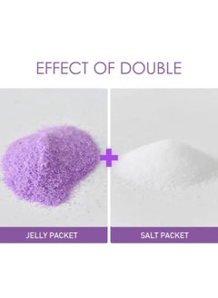 Crystal Lavender Crystals Jelly Pedicure Relaxing Bath Sea Salts SPA, Organic Foot Bath Salt Foot Spa Jelly Foot Soak Moisturizing Soothes Relieve Exfoliating Soft Feet  - Image 5
