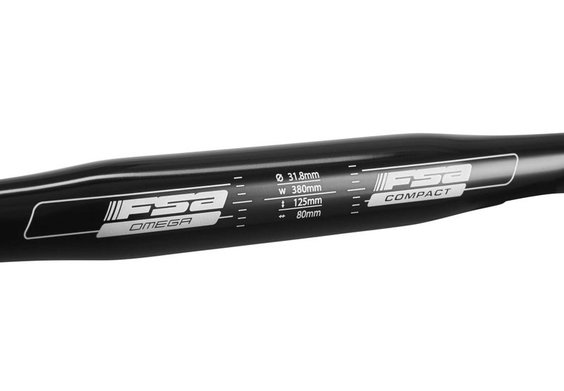 FSA مقود الطريق المدمج FSA أوميغا (40 سم، أسود) - Image 2