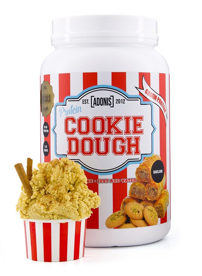Adonis Protein Cookie Dough, Casein Protein, Baklava Flavour 1kg