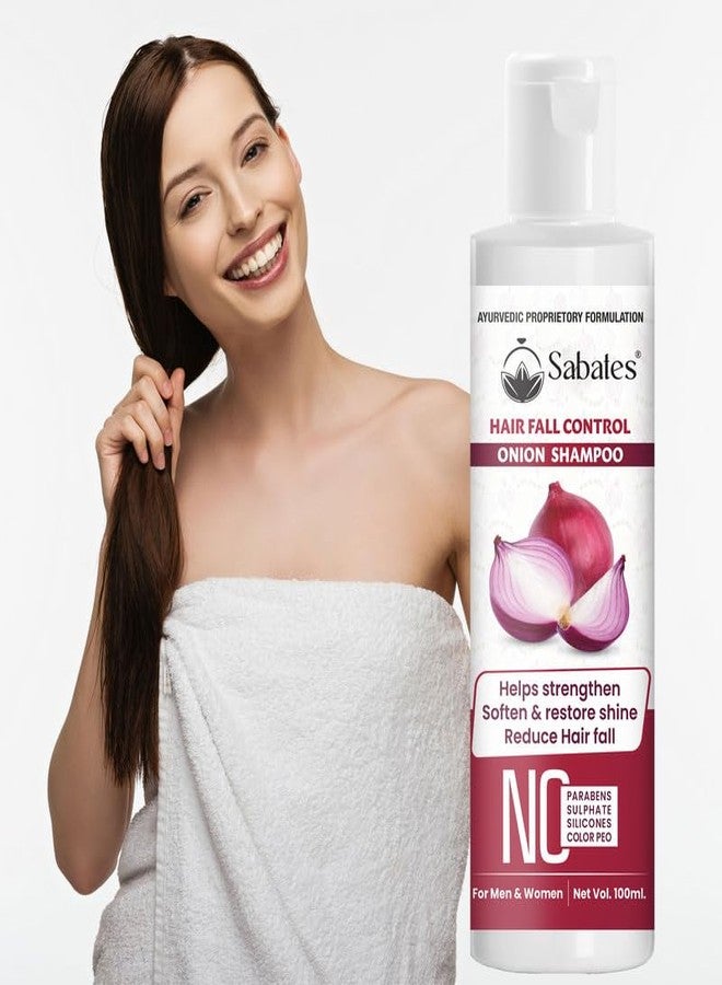 Sabates Onion Hair Shampoo For Strong, Smooth and Silky|Controlling Dandruff & Hair fall | Suitable for All Hair Types Gentle enough for daily use 100% Natural Extracts - Image 4